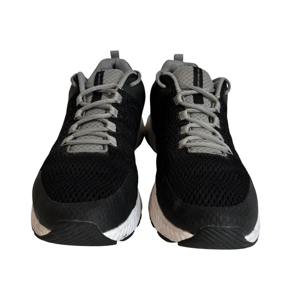Skechers Mens Classic Air-Cooled Memory Foam Sneakers Black/Gray 59981S Size 9.5